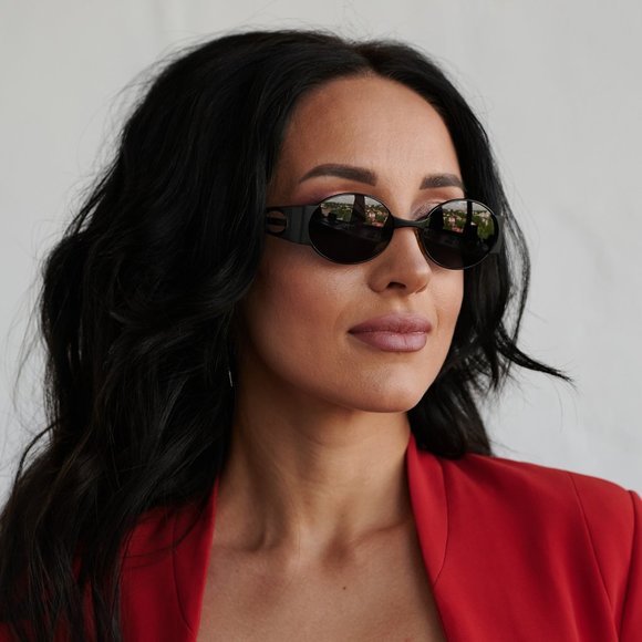 Round vintage sunglasses by Von Furstenberg, Italy main image 5
